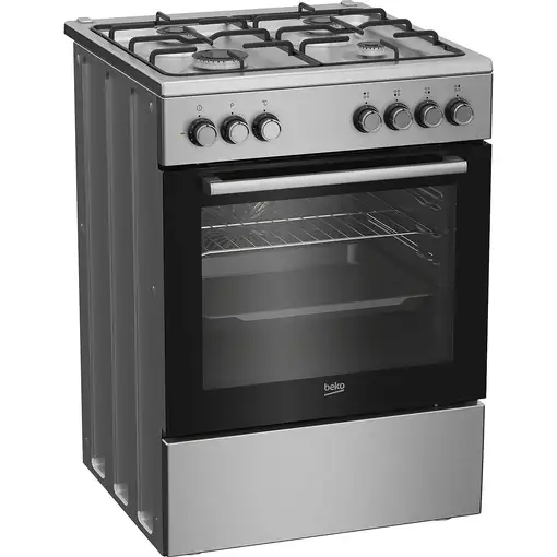 Cocina independiente encimera de gas 4 zone(s) horno eléctrico Negro FBE62130