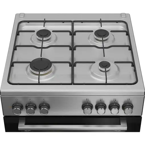 Cocina independiente encimera de gas 4 zone(s) horno eléctrico Negro FBE62130