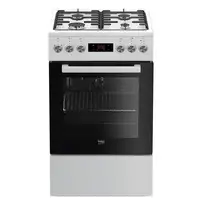 Cocina independiente encimera de gas 4 zone(s) horno eléctrico Blanco FSE5232