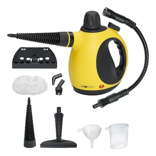 Clatronic DR 3653 Limpiador a vapor portátil 0,25 L 1050 W Negro, Amarillo Clatronic DR 3653 Limpiador a vapor portátil 0,25 L 1050 W Negro, Amarillo