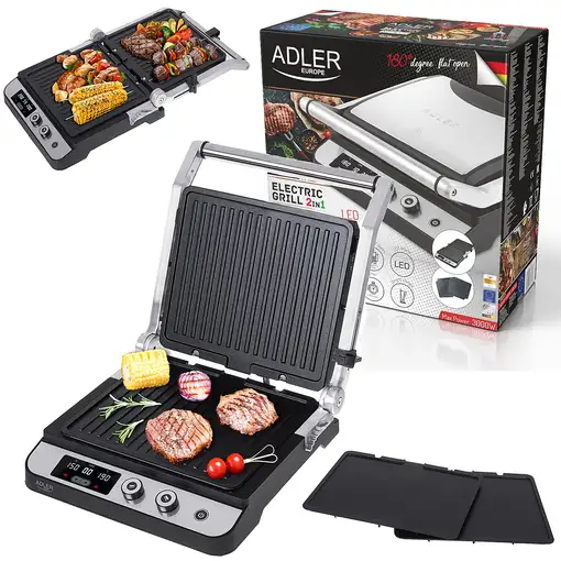 Adler AD 3059 parrilla eléctrica de contacto