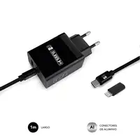 Cargador Pared Smart Charger Pd25W+Qc3.0+C To C/Lightning Cable  Negro