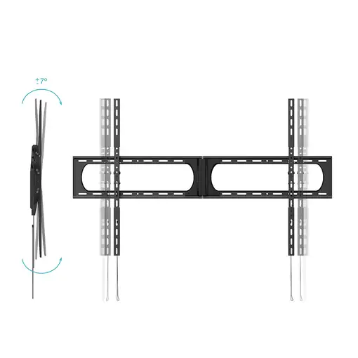 TooQ Soporte de Pared para Pantallas 37”-140”, Negro