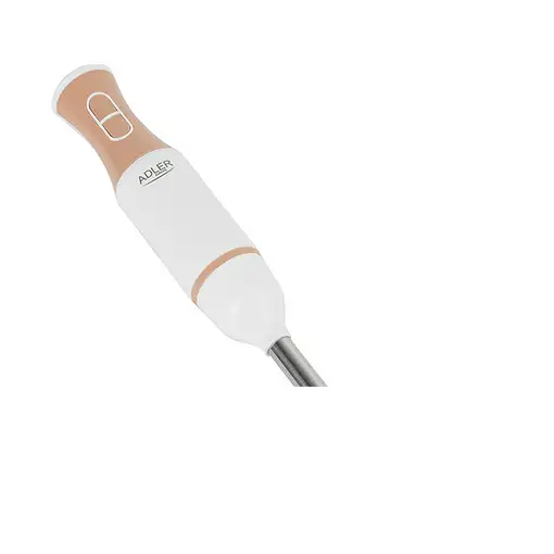 Adler AD 4616 licuadora 0 L Batidora de inmersión 500 W Acero inoxidable, Blanco