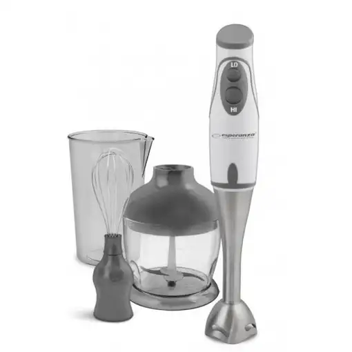 Esperanza EKM003E licuadora 0,75 L Batidora de inmersión 450 W Gris, Blanco