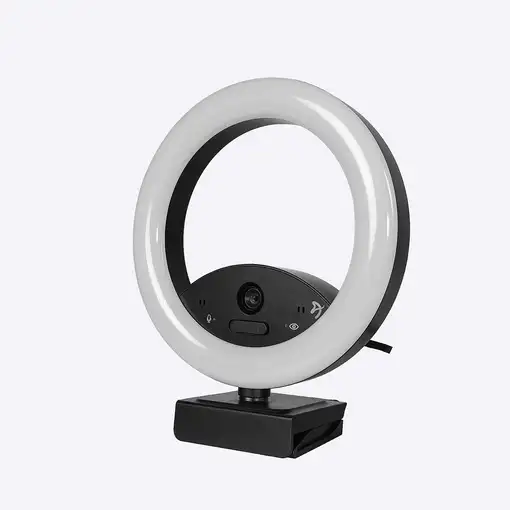 Arozzi Occhio True Privacy Ring Light cámara web 2 MP 1920 x 1080 Pixeles USB 2.0
