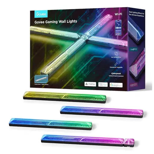 Govee H6063 Luz de pared inteligente Wi-Fi/Bluetooth 72 W Govee H6063 Luz de pared inteligente Wi-Fi/Bluetooth 72 W