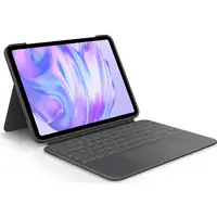 Logitech Combo Touch QWERTZ Alemán Smart Connector Grafito