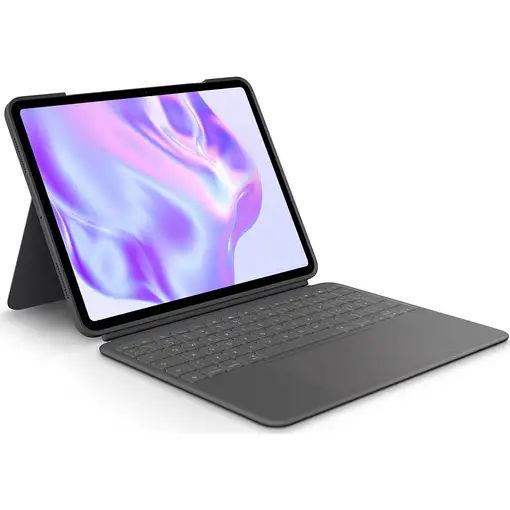 Logitech Combo Touch QWERTZ Alemán Smart Connector Grafito