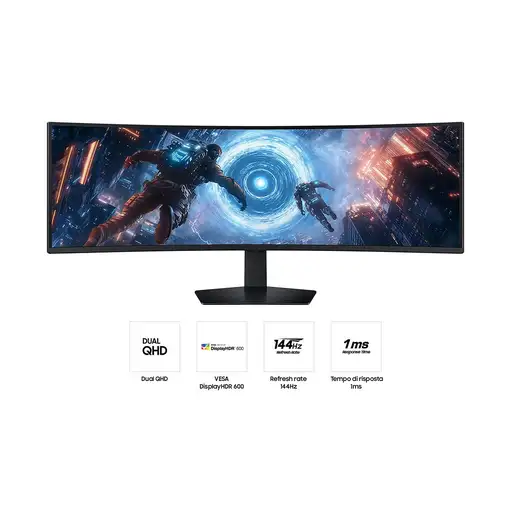 Samsung S49FG912EU pantalla para PC 124,5 cm (49") 5120 x 1440 Pixeles Dual QHD LC