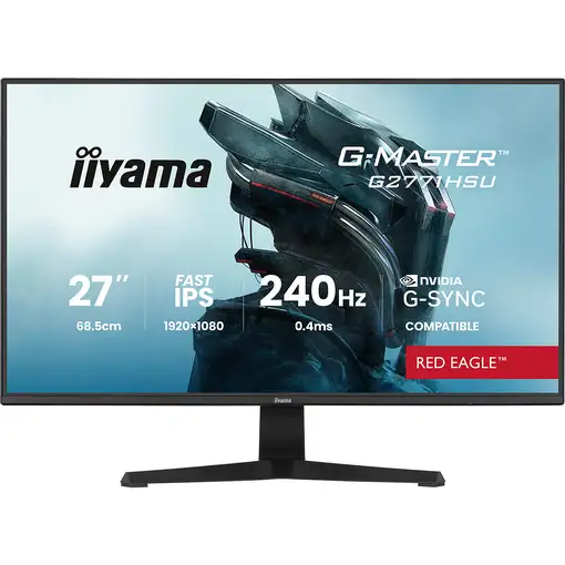 iiyama G-MASTER G2771HSU-B1 pantalla para PC 68,6 cm (27") 1920 x 1080 Pixeles iiyama G-MASTER G2771HSU-B1 pantalla para PC 68,6 cm (27") 1920 x 1080 Pixeles