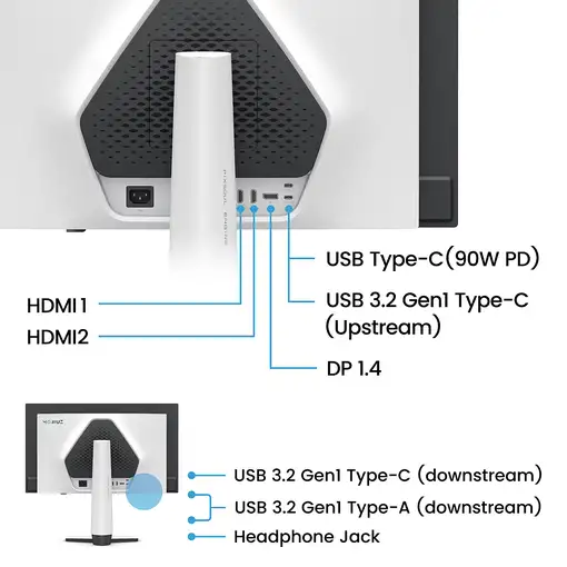 BenQ EX271UZ pantalla para PC 67,3 cm (26.5") 3840 x 2160 Pixeles 4K Ultra HD OLED