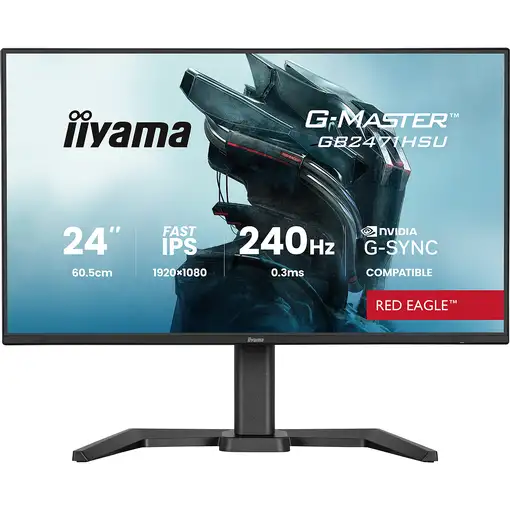 iiyama G-MASTER GB2471HSU-B1 pantalla para PC 60,5 cm (23.8") 1920 x 1080 Pixeles