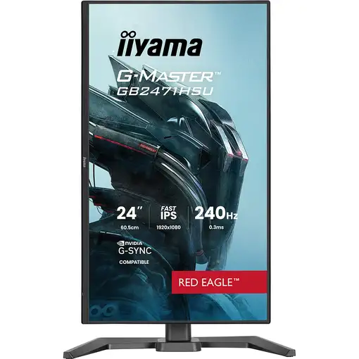 iiyama G-MASTER GB2471HSU-B1 pantalla para PC 60,5 cm (23.8") 1920 x 1080 Pixeles
