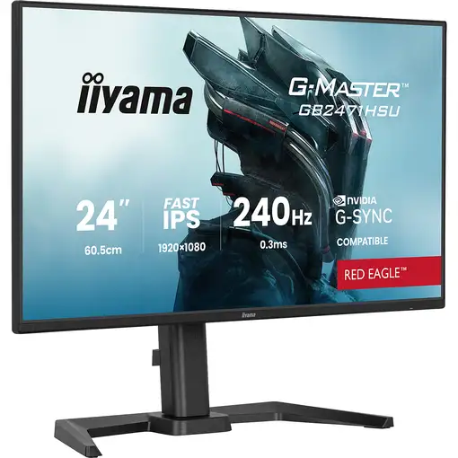 iiyama G-MASTER GB2471HSU-B1 pantalla para PC 60,5 cm (23.8") 1920 x 1080 Pixeles
