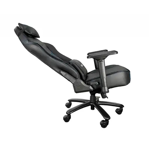 TALIUS MAMUT Silla para videojuegos universal Asiento acolchado Negro, Azul