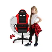 Silla de juego para niños Huzaro HZ-Ranger 6.0 Red Mesh, negro y rojo