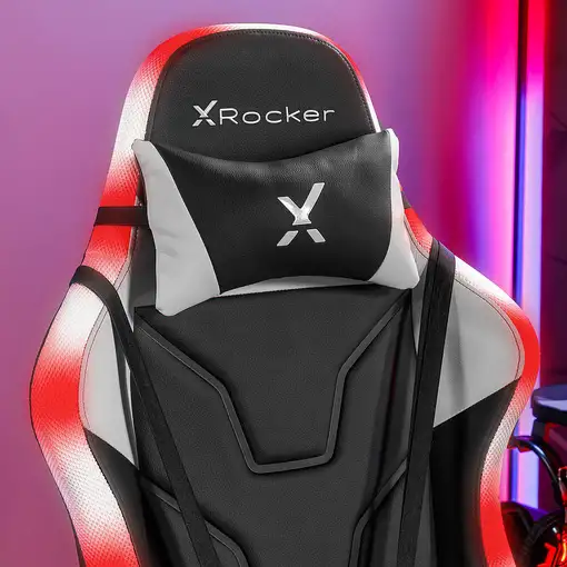 X Rocker Agility eSports RGB Silla para videojuegos de PC Asiento acolchado tapiza