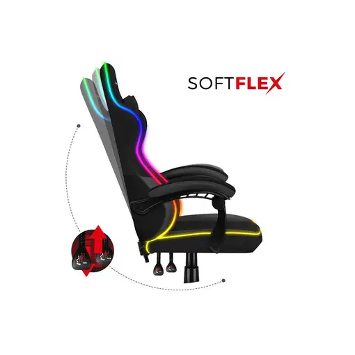 Huzaro FORCE 4.4 RGB Silla para videojuegos de PC Asiento (de seguridad) de butaca