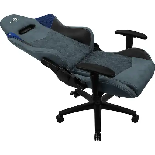 Aerocool DUKE AeroSuede Silla para videojuegos universal Negro, Azul