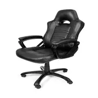 Arozzi Enzo Silla para videojuegos universal Asiento acolchado Negro