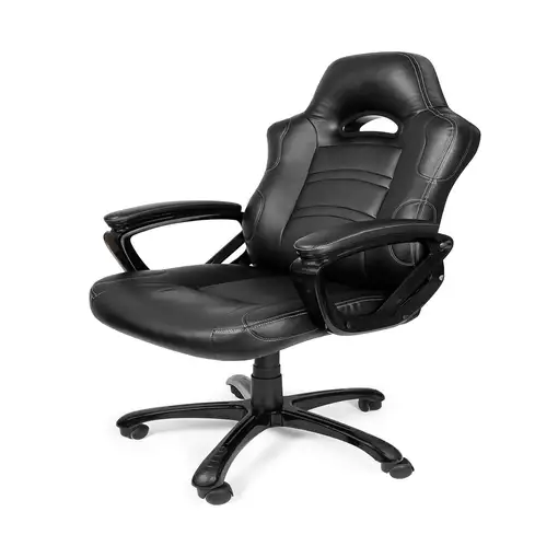 Arozzi Enzo Silla para videojuegos universal Asiento acolchado Negro