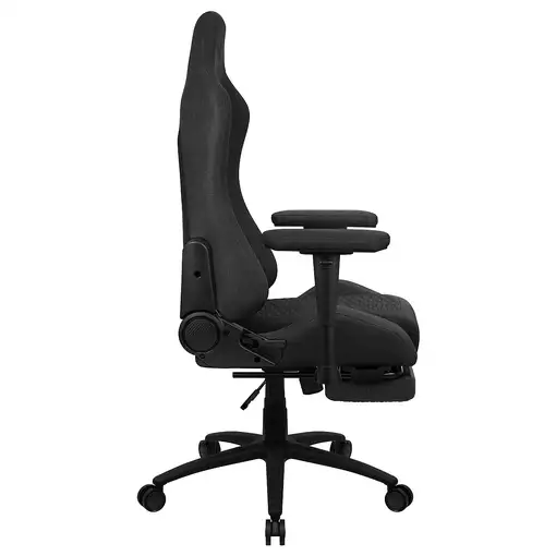 Aerocool ROYALASHBK Silla Gaming Premium Ergonómica Reposapiernas Tecnología Aerow