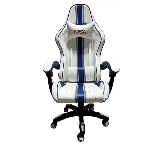 NASA AT012BIS-WB silla para videojuegos Butaca para jugar Asiento acolchado Azul