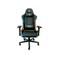 KeepOut XSPRO-RGB silla para videojuegos Butaca para jugar Asiento acolchado Negro