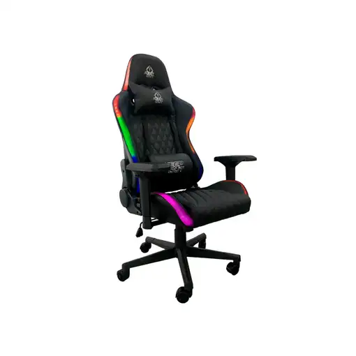 KeepOut XSPRO-RGB silla para videojuegos Butaca para jugar Asiento acolchado Negro