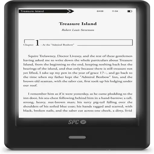 SPC Dickens Light 2 Pro – Libro electrónico 6” táctil, 8GB, 1 mes autonomía, Negro