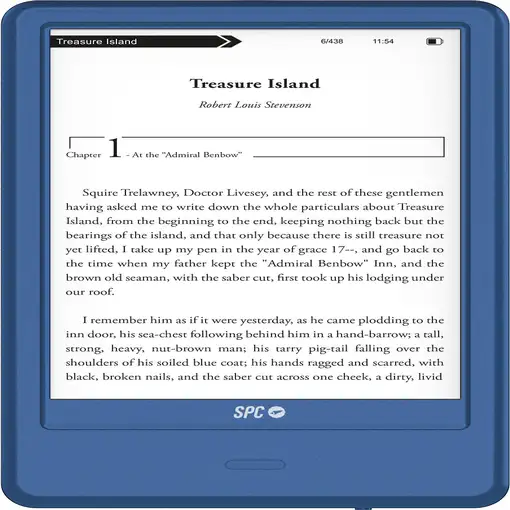 SPC Dickens Light 2 Pro – Libro electrónico 6” táctil, 8GB, 1 mes autonomía - Azul
