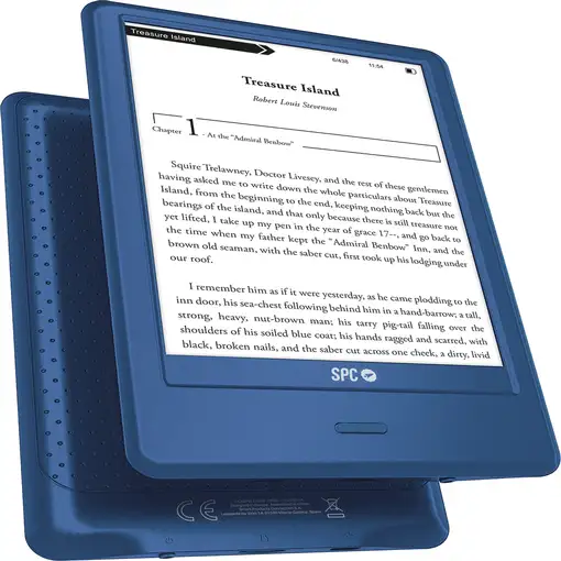 SPC Dickens Light 2 Pro – Libro electrónico 6” táctil, 8GB, 1 mes autonomía - Azul