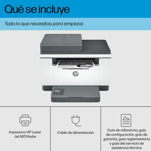 HP LaserJet M234sdw Inalámbrico Multifunction Blanco y negro Impresora
