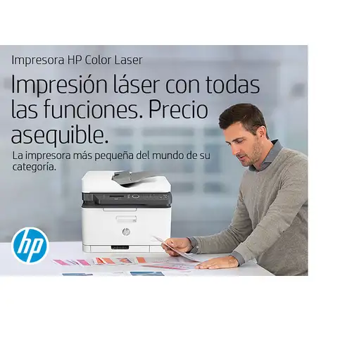 HP Laser 179fnw Inalámbrico Multifunction Color Impresora, Fotocopiadora, escáner;