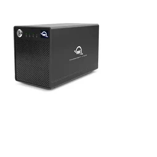OWC ThunderBay 4 mini Carcasa de disco duro/SSD Negro 2.5"