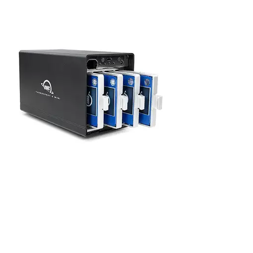 OWC ThunderBay 4 mini Carcasa de disco duro/SSD Negro 2.5"