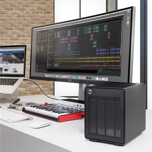 OWC ThunderBay 4 RAID unidad de disco multiple 0 TB Torre Negro