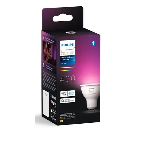 Philips Hue White and Color ambiance GU10 Punto de iluminación inteligente 4,2 W