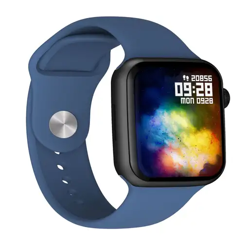 Smartwatch Colorful 2 con llamadas Bluetooth negro + azul marino
