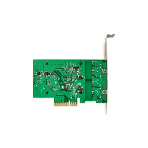 Digitus Tarjeta de red Ethernet 2,5 Gigabit de 4 puertos, RJ45, PCI Express