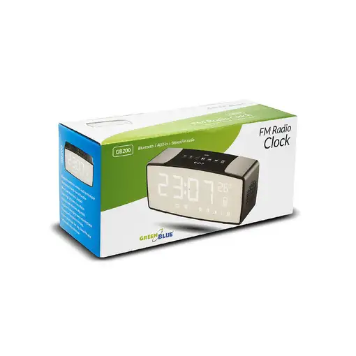 Greenblue 62917 Reloj Digital Negro, Gris