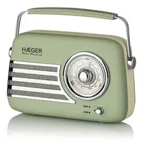 Haeger RB-GRE.001A radio Portátil Analógica Verde