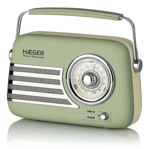 Haeger RB-GRE.001A radio Portátil Analógica Verde