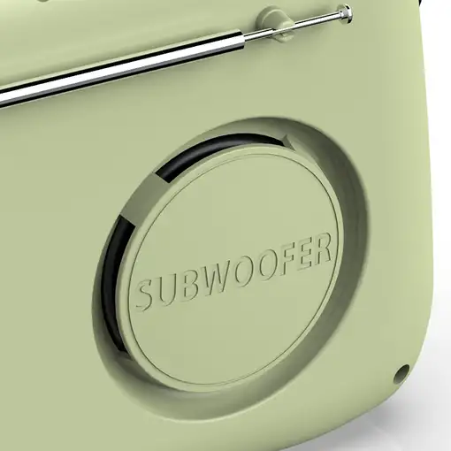 Haeger RB-GRE.001A radio Portátil Analógica Verde