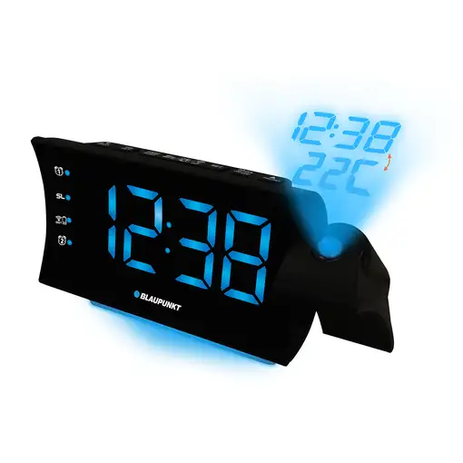 Blaupunkt CRP81USB despertador Reloj despertador digital Negro