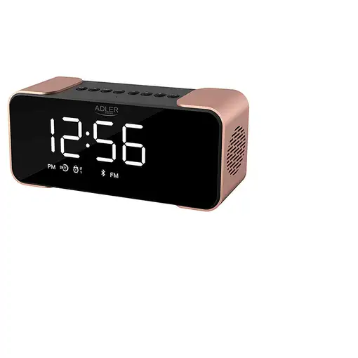 Adler AD 1190CR despertador Reloj despertador digital Negro, Cobre