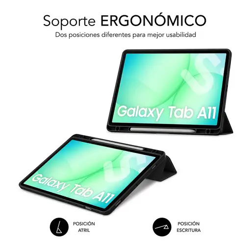 SUBBLIM SUBCST-5SC040 funda para tablet 20,3 cm (8") Libro Negro