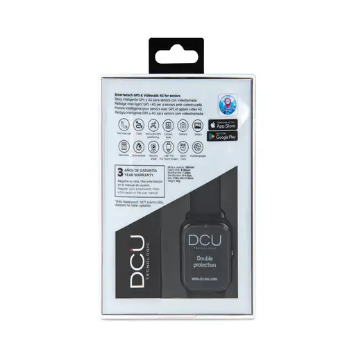 Smartwatch DCU Advance Tecnologic SENIOR  (1,69'') 360x360 Pixeles plateado