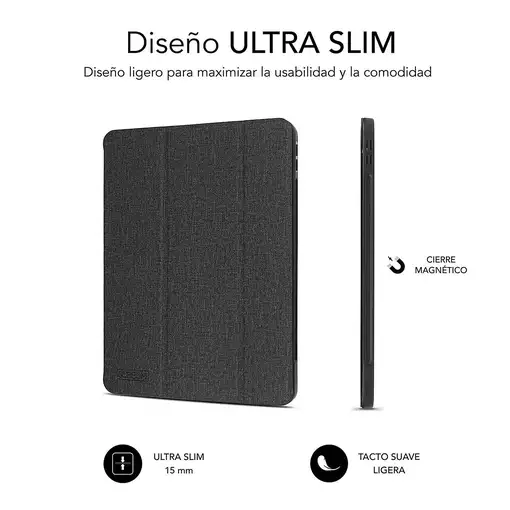 SUBBLIM SUBCST-5SC316 funda para tablet 27,9 cm (11") Folio Negro